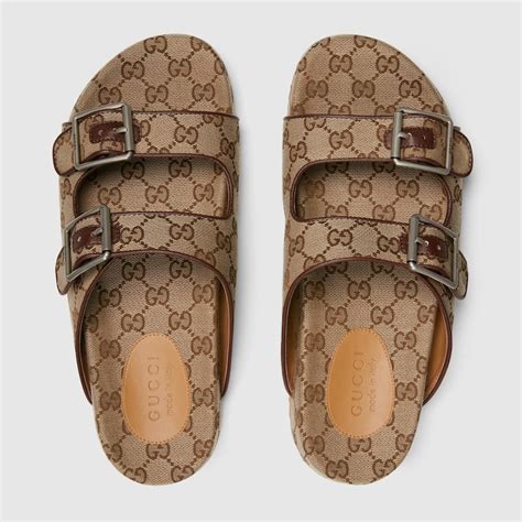 gucci slide sandal with straps|gucci slide sandals for men.